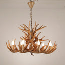 Axyaa Retro Deer Horn LED Pendant Light for Hot Pot Restaurant and Clothing Store