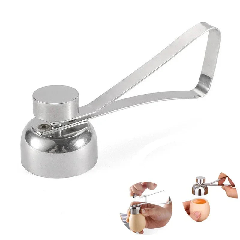 Axyaa Stainless Steel Eggshell Topper Cutter Kitchen Gadget