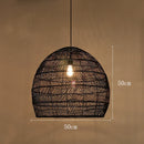 Axyaa Weave Pendant Lamp - Nordic Style Chandelier for Home Indoor Lighting