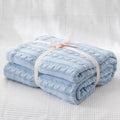 Axyaa Cozy Cable Knit Throw Blanket | Soft Knitted Sofa Blanket for Twin Queen Bed