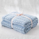 Axyaa Cozy Cable Knit Throw Blanket | Soft Knitted Sofa Blanket for Twin Queen Bed