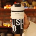 Axyaa 550ml Tritan Sports Water Bottle for Girls: Large Capacity, Double Drinking, Portable Straw Cup