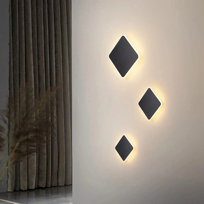 Axyaa Touch Sensor LED Wall Lamps for Indoor Living Minimalist Lighting