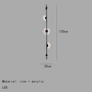 Axyaa Modern LED Wall Lamp Gold Black Bracket Light for Living Room & Restaurant