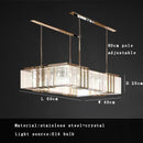 Axyaa Modern Crystal Pendant Light for Dining & Living Room