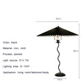 Nordic Modern Pleated Skirt Floor Lamp by Axyaa