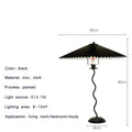 Nordic Modern Axyaa Pleated Skirt Floor Lamp for Living Room, Bedroom - E14 Table Light
