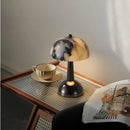 Axyaa Marble Mushroom Table Lamp for Bedroom, Living Room, Study - High-End Decor & Lighting