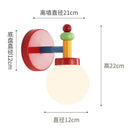 Axyaa Glass Ball Pendant Light: Nordic Macaron Color Design for Kids’ Room and Bedroom