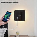 Axyaa USB Wall Wash LED Bed Light with Adjustable Spotlight