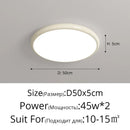 Axyaa Modern LED Ceiling Lamp 5 Colors for Living Room Bedroom Lighting