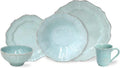 Axyaa Stoneware 5-Piece Place Setting in Robin's Egg Blue