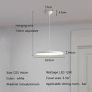 Axyaa Nordic LED Chandelier Macaron Saucer Bar Pendant Light for Living Bedroom