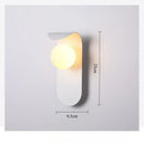 Axyaa Glass Ball LED Wall Sconce for Bedroom Living Room Stair Corridor