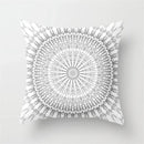 Axyaa Geometric Pillow Covers: Modern Grey Polyester Throw Pillow Cover