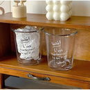 Axyaa Glass Korean Style Latte Coffee Tea Cup Cocktail Glassware - 320ML