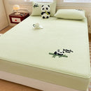 Axyaa Cute Pet Series Single-Piece Mattress - Cartoon Wind Towel Embroidered Padded