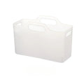 Axyaa Desktop Plastic Sorting Basket - Transparent Household Storage Solution