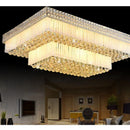 Axyaa European Style Crystal LED Ceiling Light for Villa Living Room Hall
