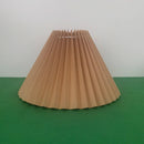 Axyaa Pleated Fabric Lampshade with Metal Frame in Various Colors