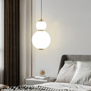 Axyaa Nordic Glass Balls Chandelier for Bedroom Restaurant Bar