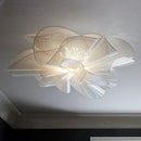 Axyaa Modern Black/White PVC Ceiling lamps for Bedroom Living Dining Room
