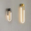 Axyaa Minimalist U-shaped Wall Lamp for Study Living Room Bedroom Background