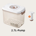 Axyaa Food Vacuum Storage Container with Pump - Large Capacity Fresh-Keeping Dispenser