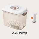Axyaa Food Vacuum Storage Container with Pump - Large Capacity Fresh-Keeping Dispenser