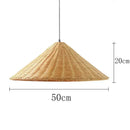 Axyaa Rattan Hand Knitted Suspension Pendant Lights for Dining Room Kitchen