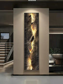 Axyaa Crystal Porcelain Mountain LED Wall Lamp for Home Decoration