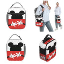 Axyaa Mickey Mouse Insulated Lunch Bag - Portable Thermal Bento Box