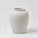 Axyaa Ceramic Zen Vase, Rustic Terra Cotta Pitcher, Farmhouse Pottery Decor