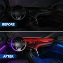 Axyaa LED Acrylic Strip: Cuttable, Flexible Decorative Car Interior Lamp