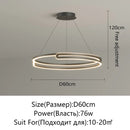 Axyaa Minimalist Luxury Pendant Light - Nordic Design for Living & Dining Rooms