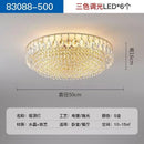 Axyaa Luxury Crystal Chandelier - LED Ceiling Lamp for Living Room, Bedroom, Balcony