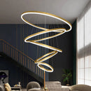 Axyaa Crystal Chandelier: Modern LED Ceiling Light for Living Room
