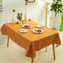 Axyaa Waterproof Dining Tablecloth: Wipeable & Reusable Solid Color Cover for Outdoor Picnic Tables