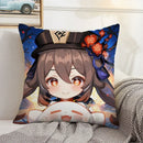 Axyaa Decorative Pillow Covers for Sofa Cushions - Genshin Impact Inspired Home Decor