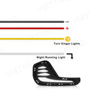 Axyaa LED Daytime Running Light DRL Fog Lamp Dynamic Turn Signal for Chevrolet Cavalier