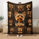Axyaa Yorkshire Terrier Soft Throw Blanket: Lightweight, Versatile, All Seasons Bedding