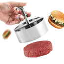 Axyaa Stainless Steel Burger Patty Maker Grill Tool Meat Press Mold