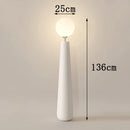 Axyaa Minimalist LED Floor Lamp with Remote Control Dimming for Living Room, Bedroom, Study