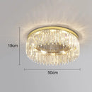 Axyaa Luxury Crystal LED Ceiling Lamps for Elegant Home Lighting
