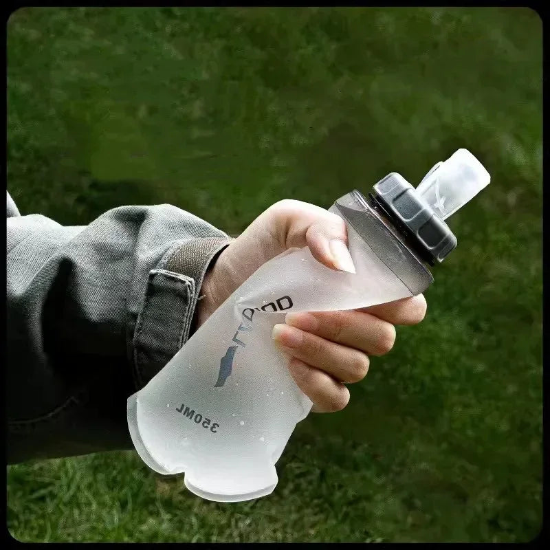Axyaa TPU Sports Water Bottle: Foldable & Portable for Outdoor Activities