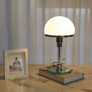 Axyaa Milk Glass Bauhaus Table Lamp for Bedroom Coffee Study Indoor Lighting