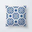 Axyaa Simple Modern Blue Pillowcase for Home Decor