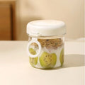 Axyaa Portable Salad Cup with Spoon: Fitness Food Container for Breakfast and Oats