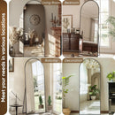Axyaa Freestanding Arch Full Length Mirror - Bedroom & Living Room Decor Piece