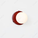 Axyaa LED Cream Glass Bulb Wall Lamp for Modern Minimalist Living Room Lighting